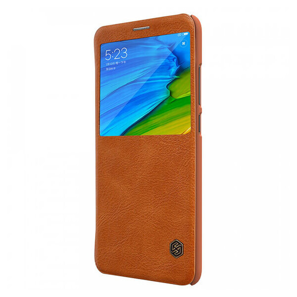 

Кожаный чехол (книжка) Nillkin Qin Series для Xiaomi Redmi Note 6 Pro Коричневый