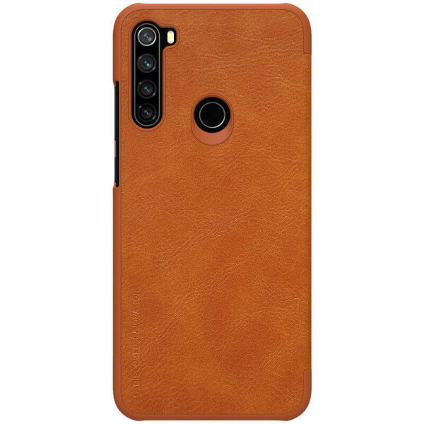

Кожаный чехол (книжка) Nillkin Qin Series для Xiaomi Redmi Note 8T Красный