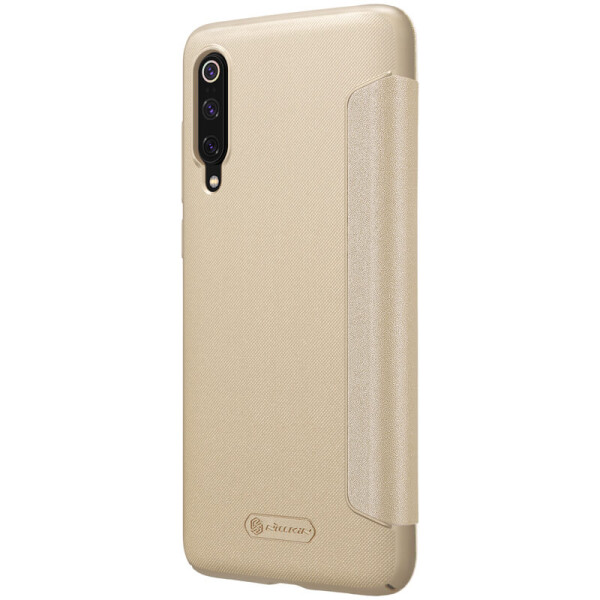 

Кожаный чехол (книжка) Nillkin Sparkle Series для Xiaomi Mi 9 Черный