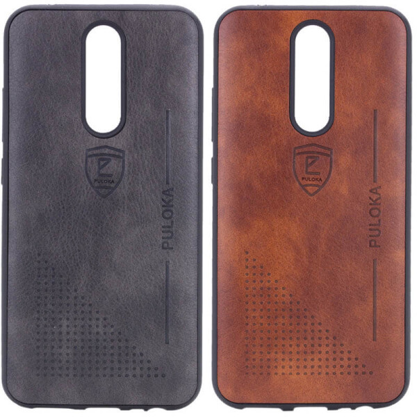 

Кожаный чехол-накладка PULOKA Desi для Xiaomi Redmi 8 / 8a Коричневый
