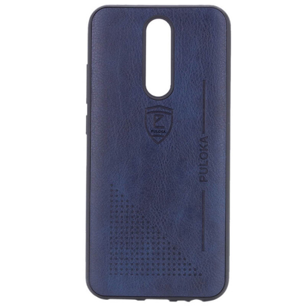 

Кожаный чехол-накладка PULOKA Desi для Xiaomi Redmi 8 / 8a Синий