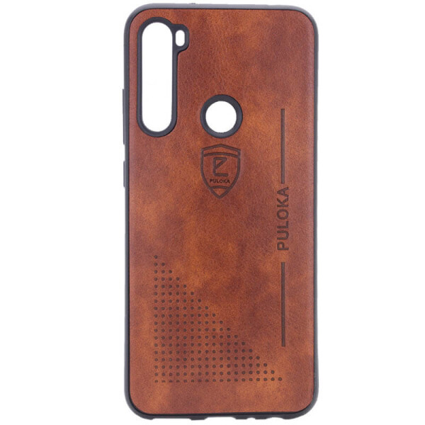 

Кожаный чехол-накладка PULOKA Desi для Xiaomi Redmi Note 8 Коричневый
