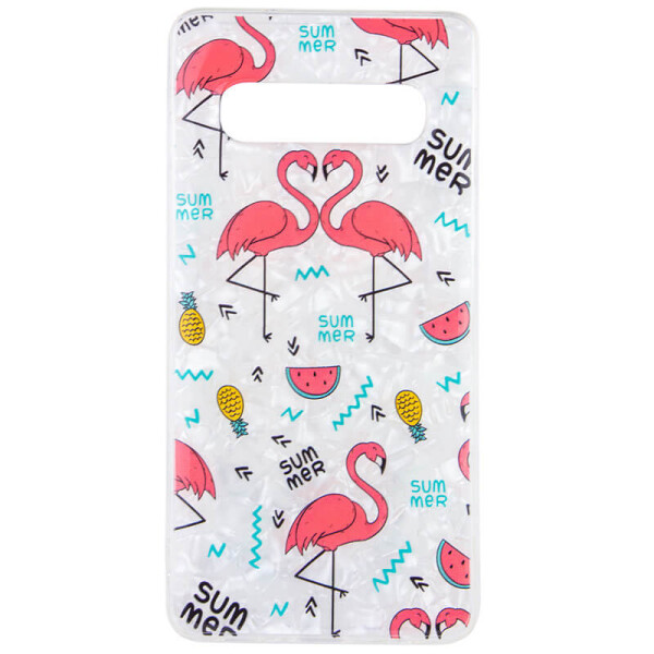 

Накладка Glue Case Фламинго для Samsung Galaxy S10+ Белый