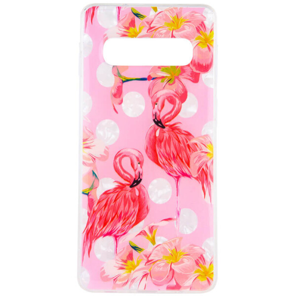 

Накладка Glue Case Фламинго для Samsung Galaxy S10+ Розовый