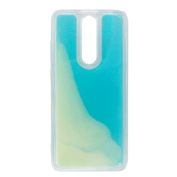 

Неоновый чехол Neon Sand glow in the dark для Xiaomi Redmi 8 Голубой