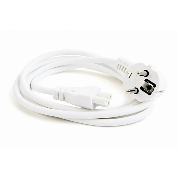 

Кабель силовой Cablexpert, CEE7/7-C5, длина 1.8 м, VDE, с заземлением, 3*0.75 мм (PC-186-ML12-W)