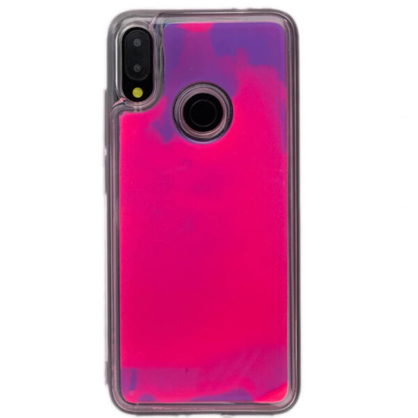 

Неоновый чехол Neon Sand glow in the dark для Xiaomi Redmi Note 8 Голубой