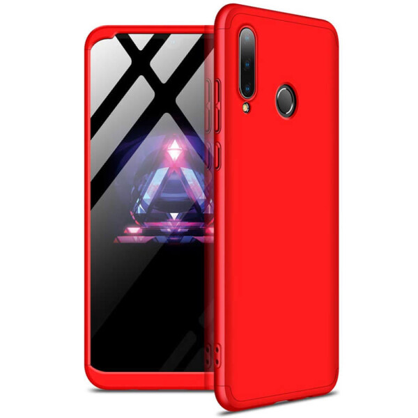 

Пластиковая накладка GKK LikGus 360 градусов для Huawei P30 lite Черный / Красный