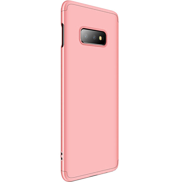 

Пластиковая накладка GKK LikGus 360 градусов для Samsung Galaxy S10e Розовый / Rose Gold