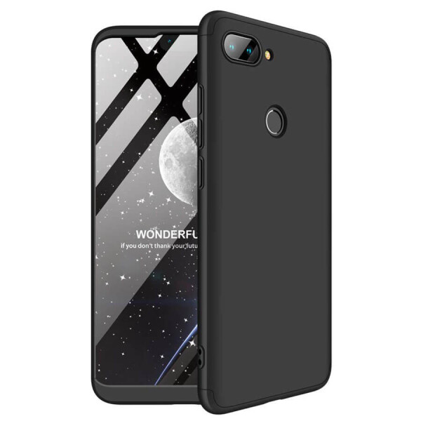 

Пластиковая накладка GKK LikGus 360 градусов для Xiaomi Mi 8 Lite / Mi 8 Youth (Mi 8X) Черный / Золотой