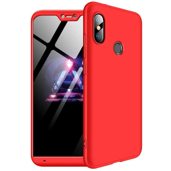 

Пластиковая накладка GKK LikGus 360 градусов для Xiaomi Mi A2 Lite / Xiaomi Redmi 6 Pro Синий