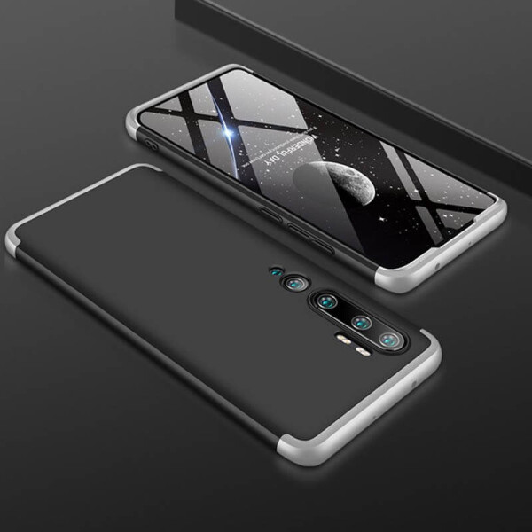 

Пластиковая накладка GKK LikGus 360 градусов для Xiaomi Mi Note 10 / Note 10 Pro / Mi CC9 Pro Черный / Серебряный