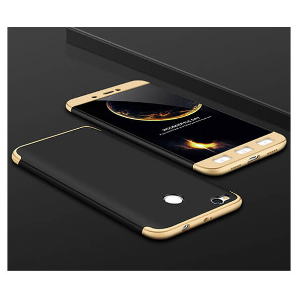 

Пластиковая накладка GKK LikGus 360 градусов для Xiaomi Redmi 4X Черный / Красный