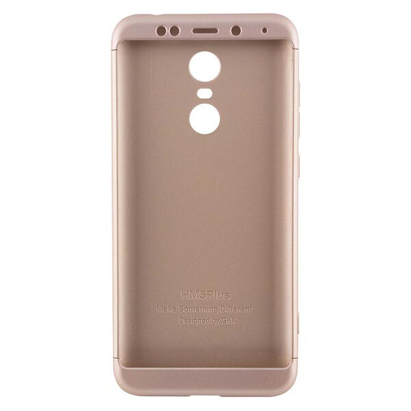 

Пластиковая накладка GKK LikGus 360 градусов для Xiaomi Redmi 5 Plus / Redmi Note 5 (SC) Розовый / Rose Gold
