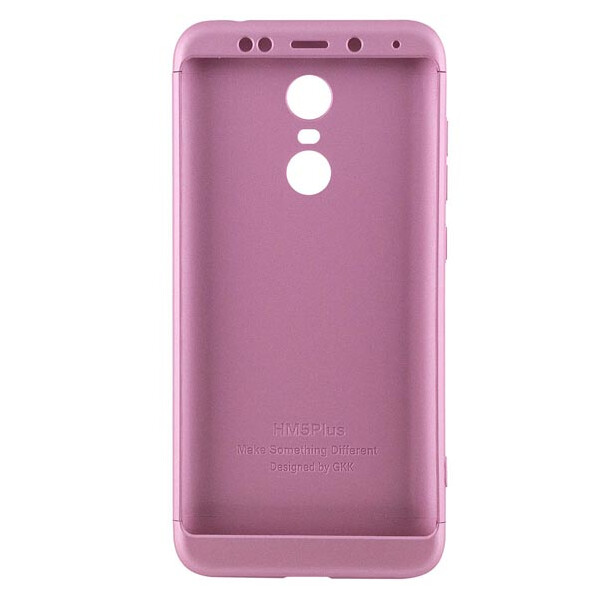 

Пластиковая накладка GKK LikGus 360 градусов для Xiaomi Redmi 5 Plus / Redmi Note 5 (SC) Черный / Золотой