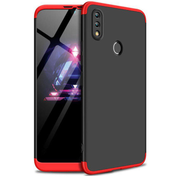 

Пластиковая накладка GKK LikGus 360 градусов для Xiaomi Redmi 7 Черный / Красный