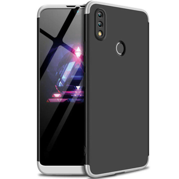 

Пластиковая накладка GKK LikGus 360 градусов для Xiaomi Redmi 7 Черный / Серебряный