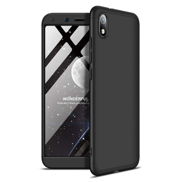 

Пластиковая накладка GKK LikGus 360 градусов для Xiaomi Redmi 7A Черный / Красный