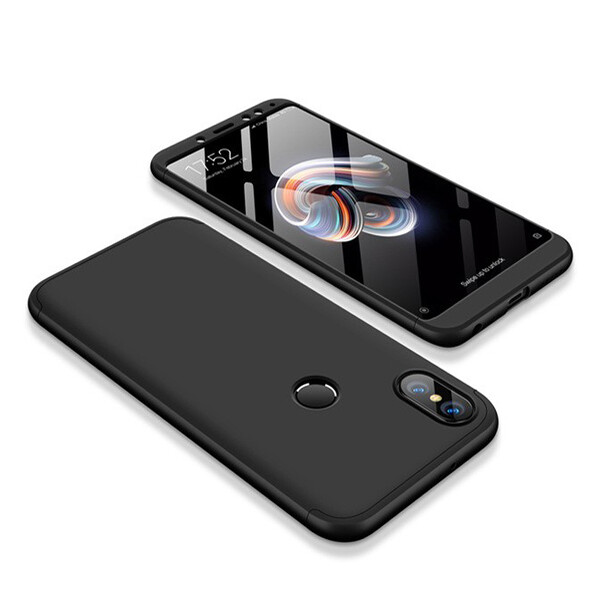 

Пластиковая накладка GKK LikGus 360 градусов для Xiaomi Redmi Note 5 Pro / Note 5 (DC) Черный / Золотой