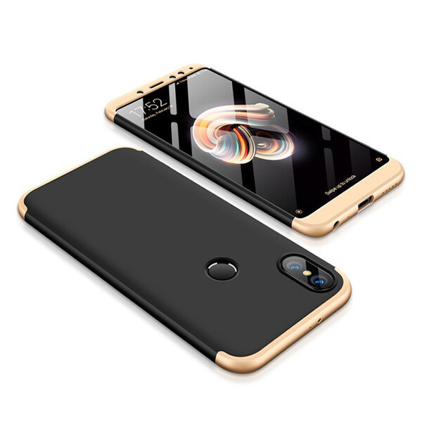 

Пластиковая накладка GKK LikGus 360 градусов для Xiaomi Redmi Note 5 Pro / Note 5 (DC) Черный / Красный