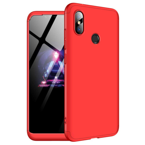 

Пластиковая накладка GKK LikGus 360 градусов для Xiaomi Redmi Note 6 Pro Красный