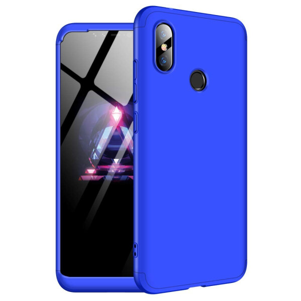 

Пластиковая накладка GKK LikGus 360 градусов для Xiaomi Redmi Note 6 Pro Синий