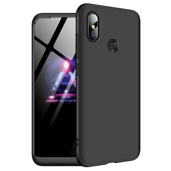 

Пластиковая накладка GKK LikGus 360 градусов для Xiaomi Redmi Note 6 Pro Черный
