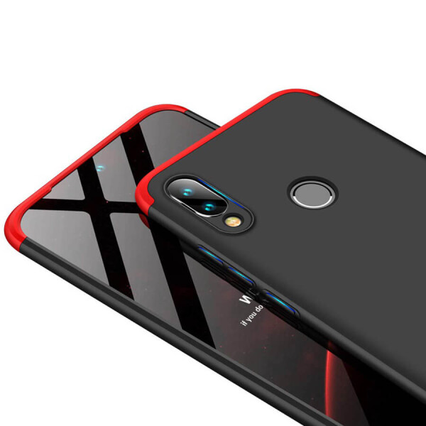 

Пластиковая накладка GKK LikGus 360 градусов для Xiaomi Redmi Note 7 / Note 7 Pro / Note 7s Черный / Серебряный