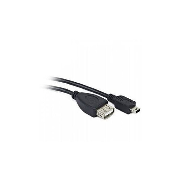 

Кабель Cablexpert OTG USB2.0, A-мама/mini B-папа, 0.10 м (A-OTG-AFBM-002)