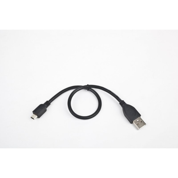 

Кабель Cablexpert mini USB2.0, A-папа/mini USB 5-пин, 0.3 м, премиум (CCP-USB2-AM5P-1)