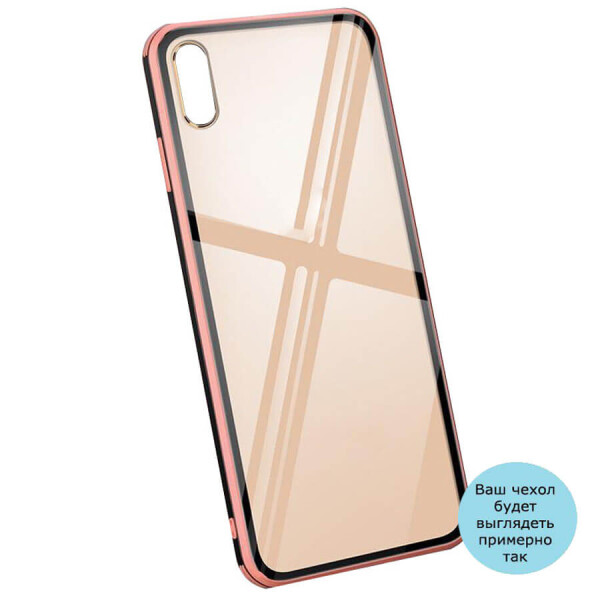 

Прозрачный TPU+PC чехол Epic с цветным бампером для Apple iPhone 11 (6.1") Синий