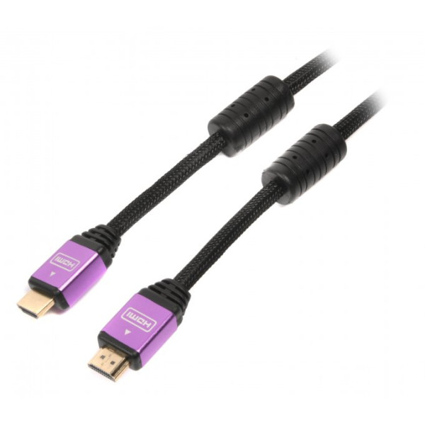 

Кабель Viewcon HDMI-HDMI 3м., M/M, v1.4, ферриты, блистер (VC-HDMI-510-3m)