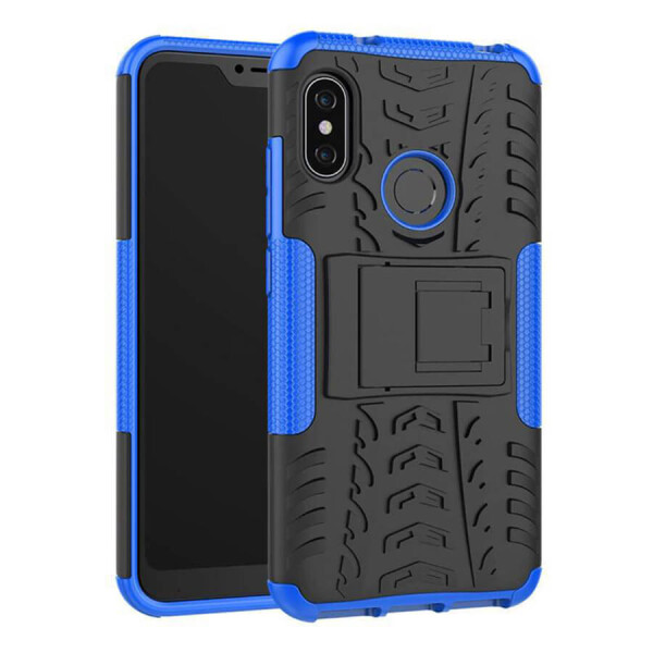 

Противоударный двухслойный чехол Shield для Xiaomi Redmi 7 с подставкой Черный