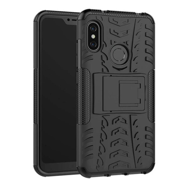 

Противоударный двухслойный чехол Shield для Xiaomi Redmi Note 7 / Note 7 Pro / Note 7s с подставкой Черный