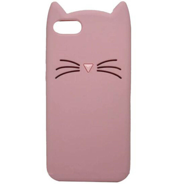 

Силиконовая накладка 3D Cat для Apple iPhone 7 / 8 (4.7") Розовый
