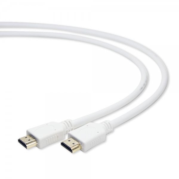 

Кабель Cablexpert HDMI V.1.4, позол. коннект., белый, 1,8 м (CC-HDMI4-W-6)