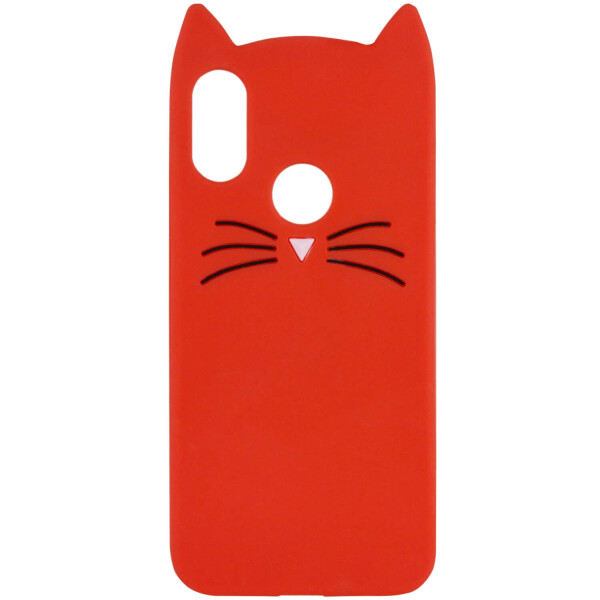 

Силиконовая накладка 3D Cat для Xiaomi Redmi 7 Розовый