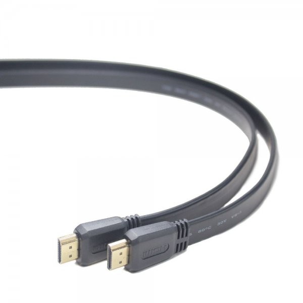 

Кабель Cablexpert HDMI V.1.4, плоский, с позолоч. коннекторами, 1,8 м (CC-HDMI4F-6)
