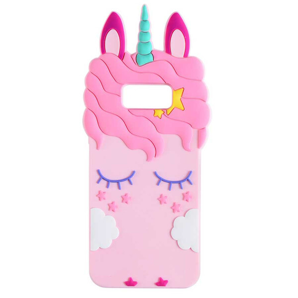 

Силиконовая накладка 3D Little Unicorn для Samsung Galaxy A20 / A30 Малиновый, Единорог