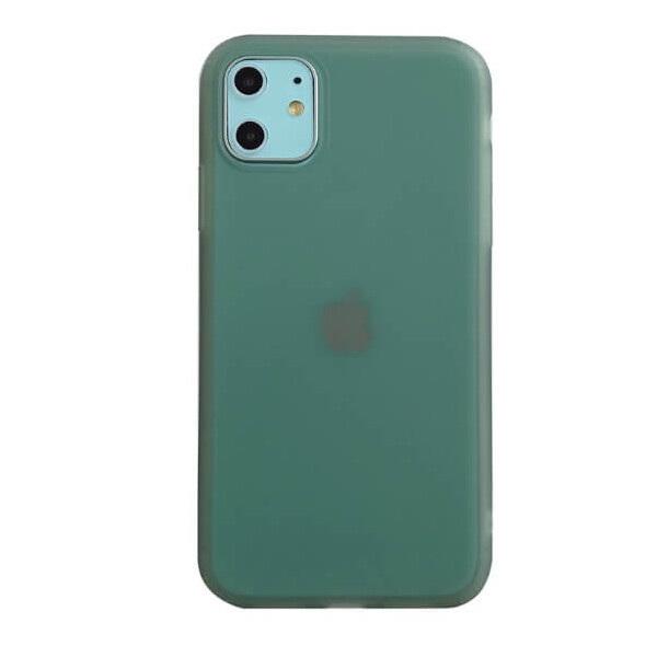 

Силиконовый матовый полупрозрачный чехол для Apple iPhone 11 (6.1") Красный / Red