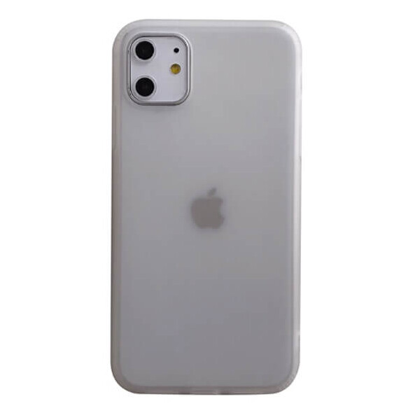 

Силиконовый матовый полупрозрачный чехол для Apple iPhone 11 (6.1") Розовый / Pink
