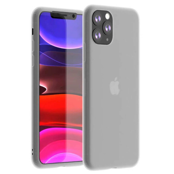 

Силиконовый матовый полупрозрачный чехол для Apple iPhone 11 Pro Max (6.5") Розовый / Pink