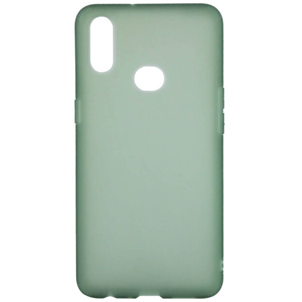 

Силиконовый матовый полупрозрачный чехол для Samsung Galaxy A10s Зеленый / Pine green