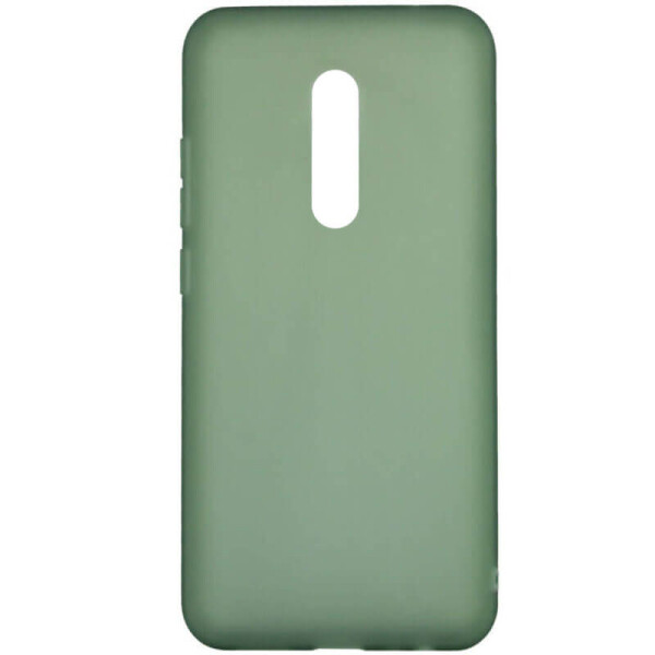 

Силиконовый матовый полупрозрачный чехол для Xiaomi Redmi 8 Зеленый / Pine green