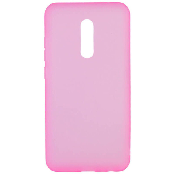 

Силиконовый матовый полупрозрачный чехол для Xiaomi Redmi 8 Розовый / Pink