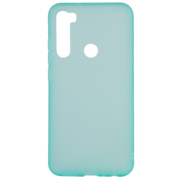 

Силиконовый матовый полупрозрачный чехол для Xiaomi Redmi Note 8 Голубой / Marine Green