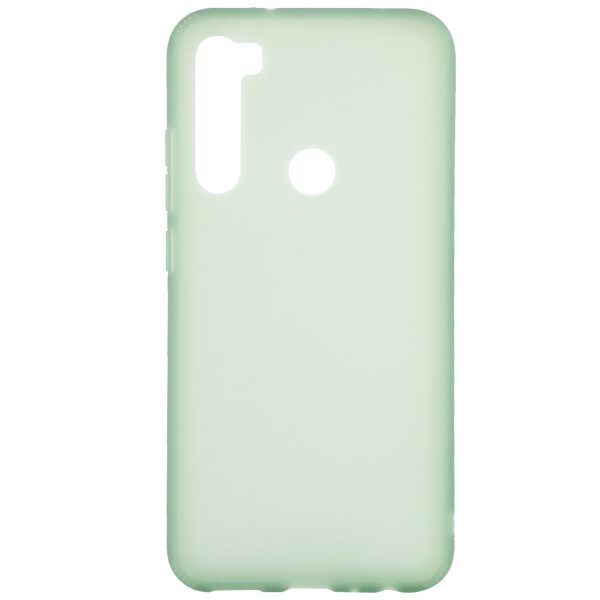 

Силиконовый матовый полупрозрачный чехол для Xiaomi Redmi Note 8 Зеленый / Pine green