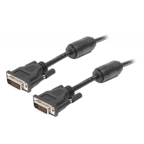 

Кабель Viewcon DVI2 1.8м, 24+1конт., феррит, блистер (VD106)