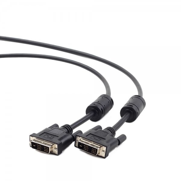 

Кабель Cablexpert DVI видео Single Link , длина 1,8 м (CC-DVI-BK-6)
