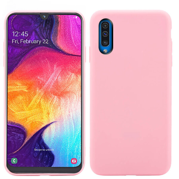 

Силиконовый чехол Candy для Samsung Galaxy A50 (A505F) / A50s / A30s Розовый
